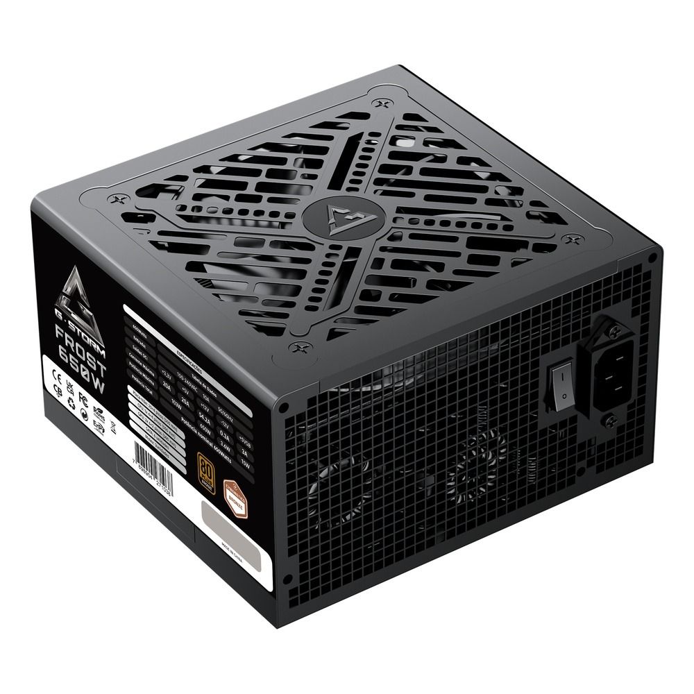 Fonte de Alimentação GStorm Frost ATX 3.1 650W Cybenetics Bronze