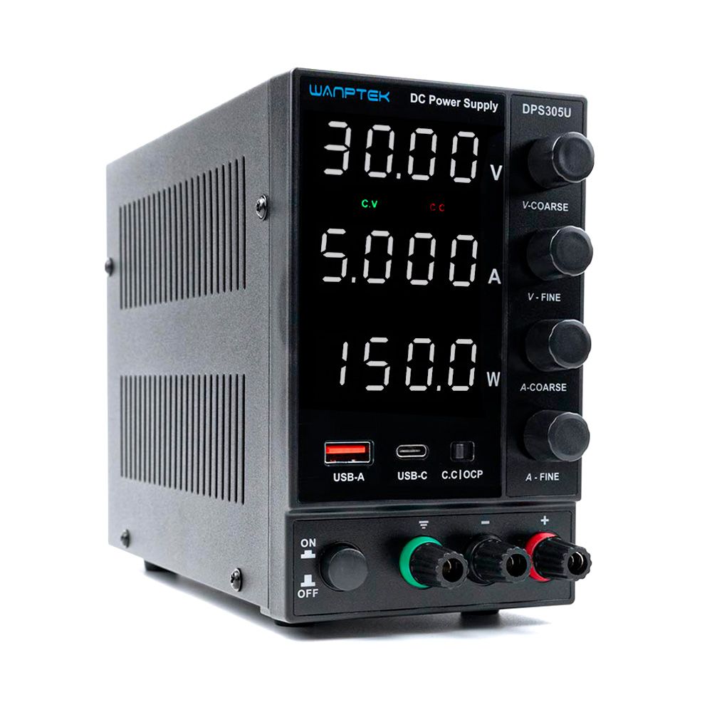 Fonte de Bancada Wanptek DPS305U 30V 5A 150W