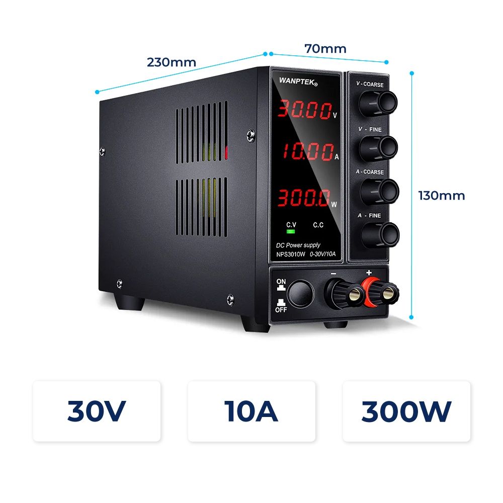 Fonte de Bancada Wanptek NPS3010W 30V 10A 300W