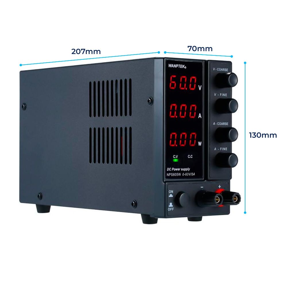 Fonte de Bancada Wanptek NPS605W 60V 5A 300W