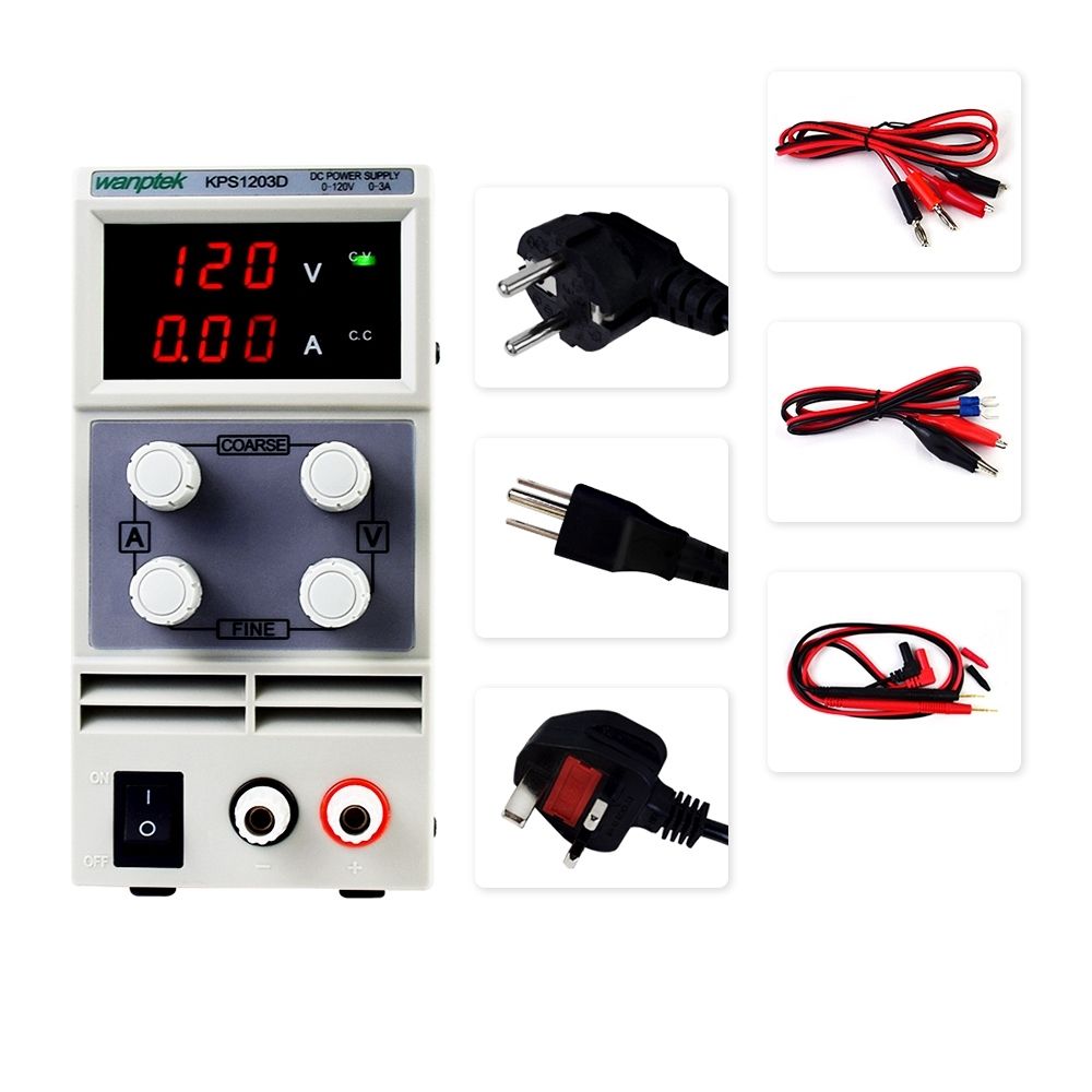 Fonte de Bancada Wanptek KPS1203D 120V 3A 360W