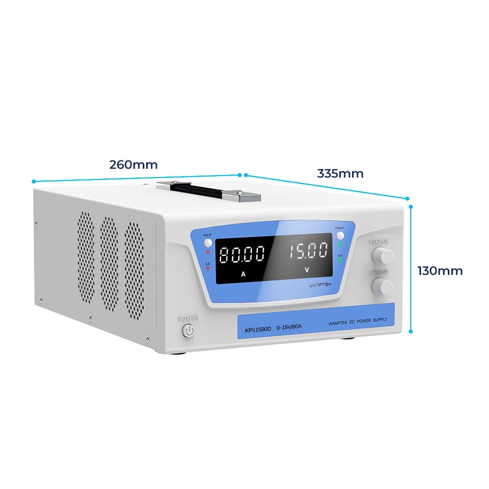 Fonte de Bancada Wanptek KPS1580D 15V 80A 1200W