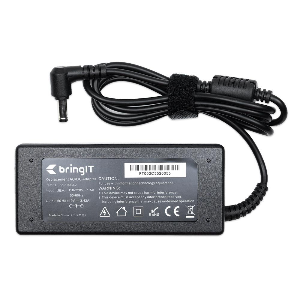 Fonte Carregador para Notebook Acer Aspire E1-531-2608 19V 3.42A 65W 5.5mm x 1.7mm proteção reforçada e garantia de 36 meses