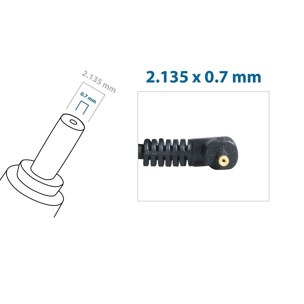 Fonte Carregador para notebook Asus Eee Pc 1001PXD, 19 V 2.1 A 40 W 2.315 mm x 0.7 mm, proteção reforçada e garantia de 36 meses.