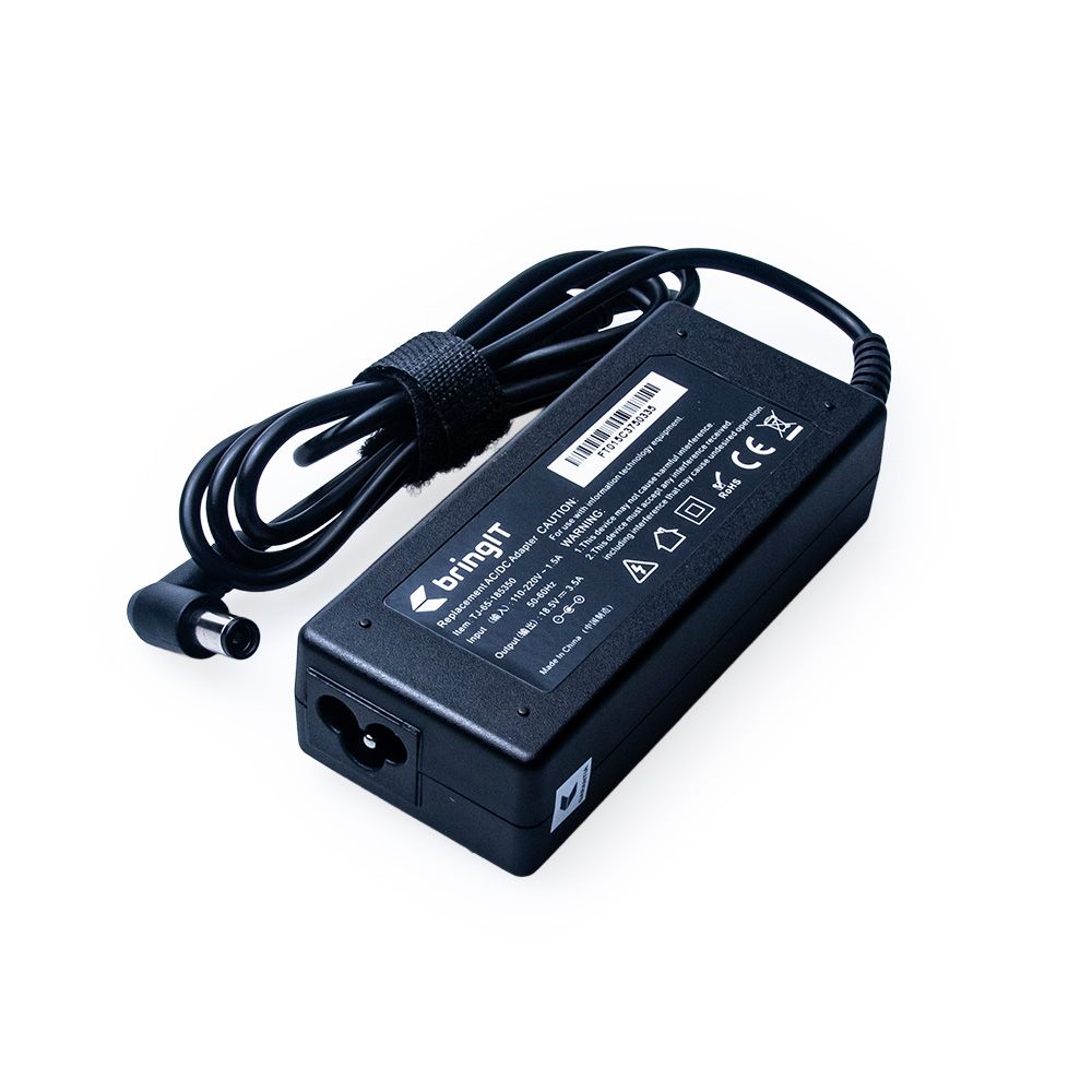 Fonte Carregador para Notebook Hp Compaq Presario CQ40-713BR 18.5V 3.5A 65W 7.4mm x 5.0mm