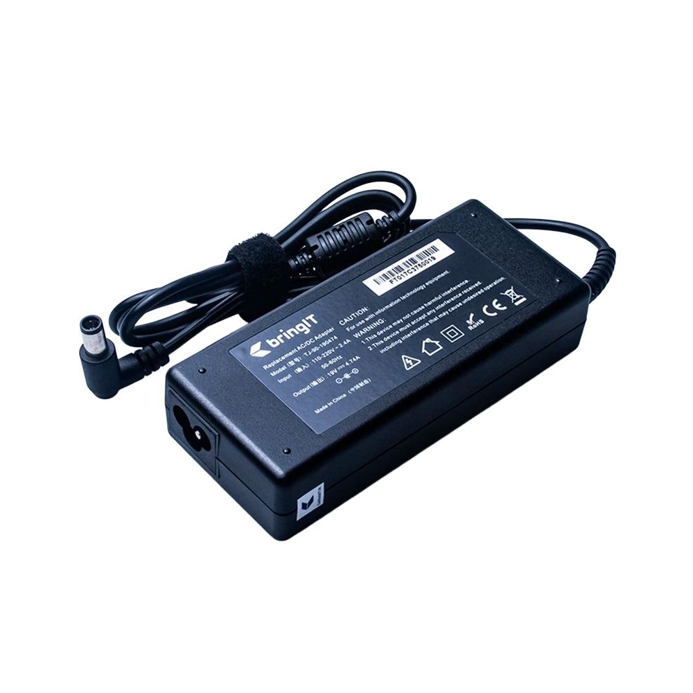 Fonte Carregador para Notebook Hp 1000 Series 1000-1460BR 19V 4.74A 90W 7.4mm x 5.0mm