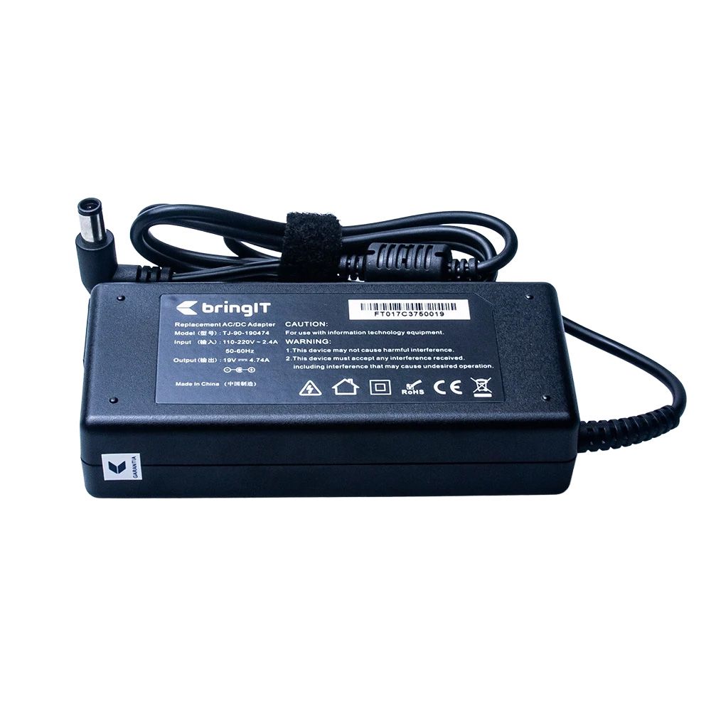 Fonte Carregador para Notebook Hp Probook 4530S 19V 4.74A 90W 7.4mm x 5.0mm