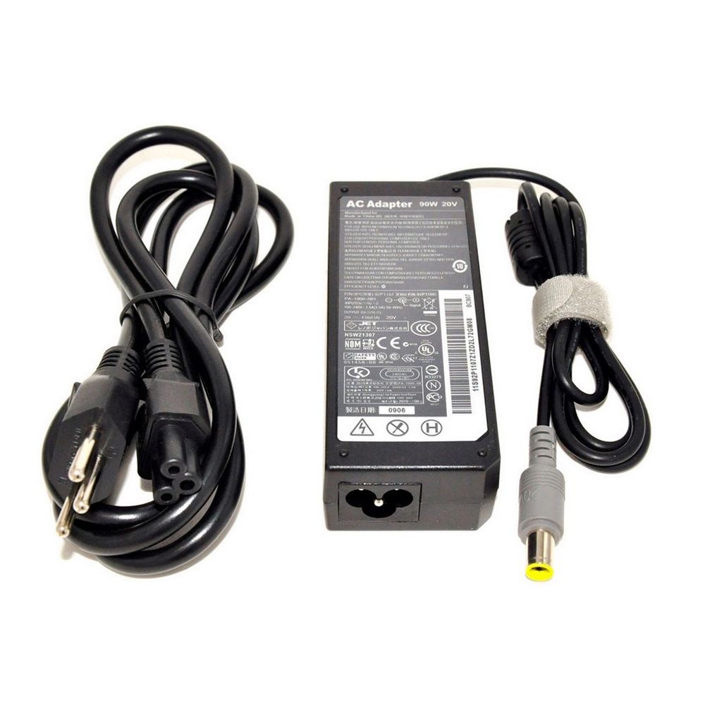 Fonte Carregador para notebook Lenovo Thinkpad X200, 20 V 4.5 A 90 W 7.9 mm x 5.5 mm, proteção reforçada e garantia de 36 meses.