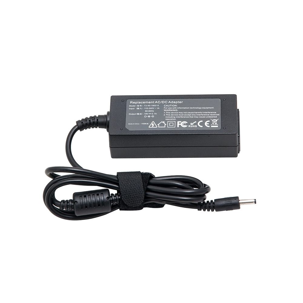 Fonte Carregador para notebook Positivo Duo ZK301, 19 V 2.1 A 40 W 3.5 mm x 1.35 mm, proteção reforçada e garantia de 36 meses.