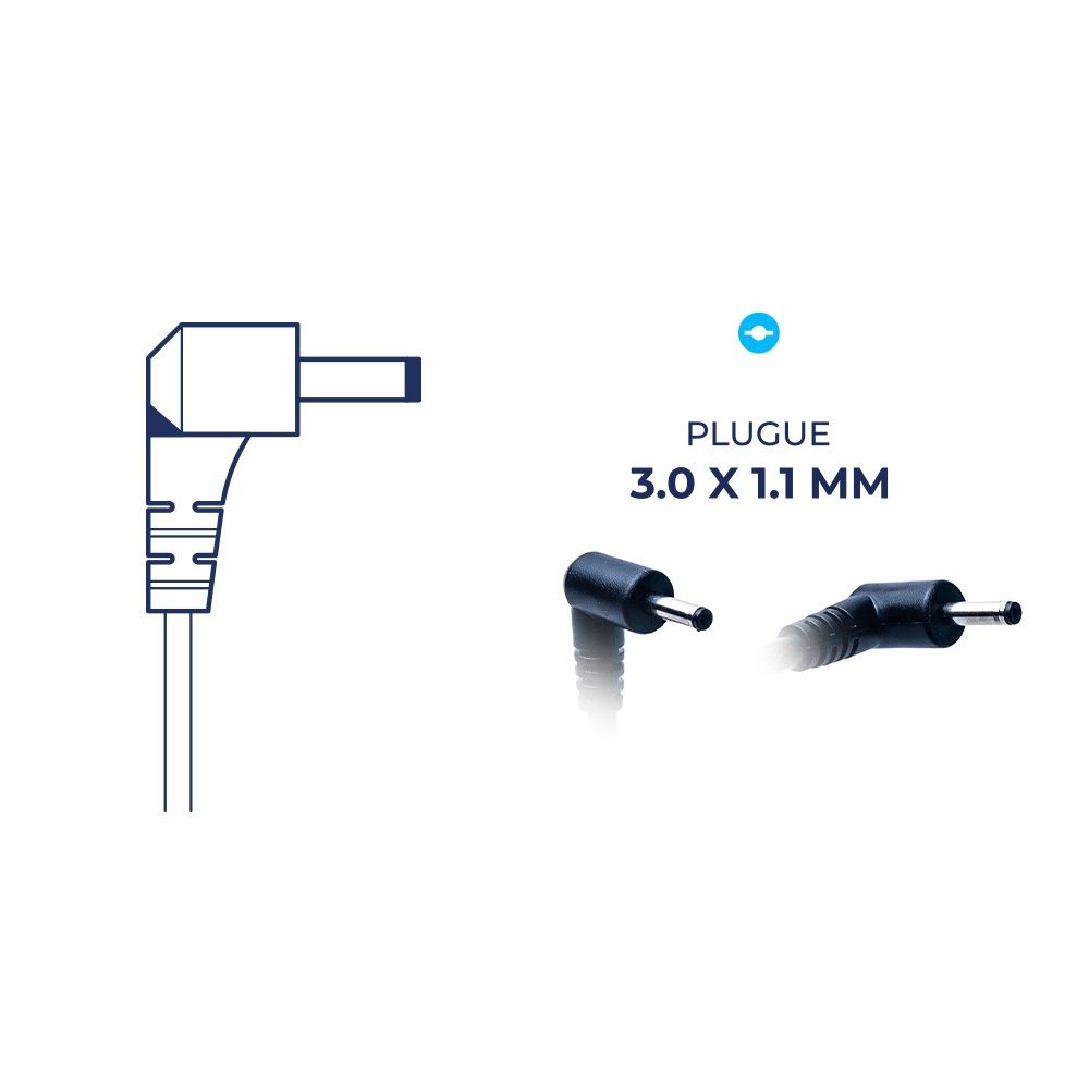 Fonte Carregador para notebook Samsung Expert NP350XAA-VF3BR, 19 V 2.1 A 40 W 3.0 mm x 1.1 mm, proteção reforçada e garantia de 36 meses.