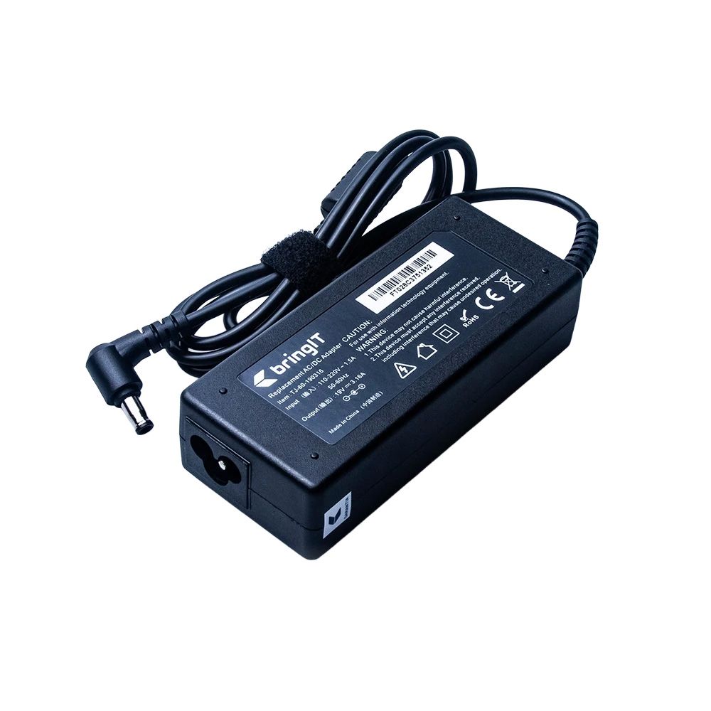 Fonte Carregador para Notebook Samsung Ativ Book NP270E4E 19V 3.16A 60W 5.5mm x 3.0mm