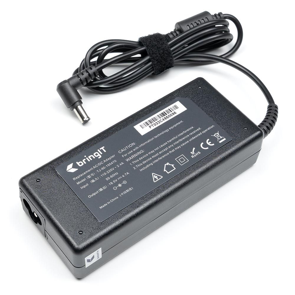 Fonte Carregador para Notebook Sony Vaio PCG-61A11X 19.5V 4.7A 92W 6.5mm x 4.4mm