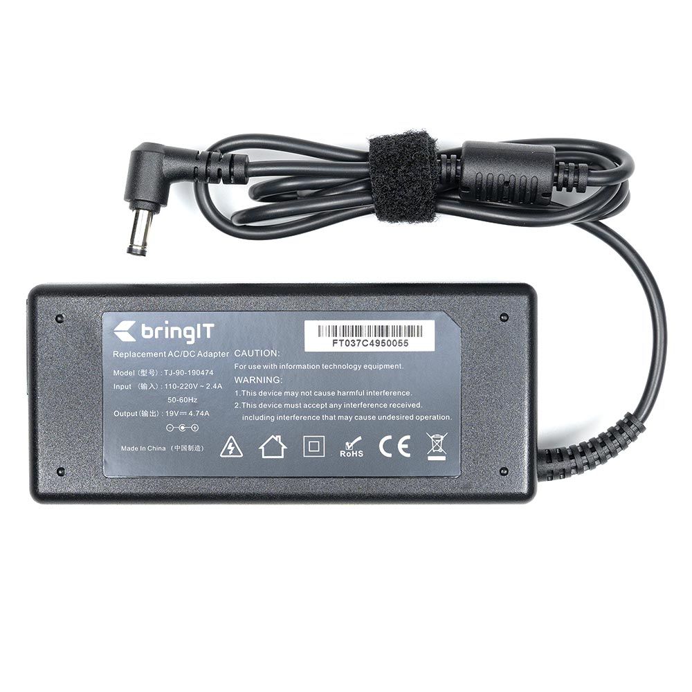 Fonte Carregador para Notebook Toshiba Satellite C855-S5115 19V 4.74A 90W 5.5mm x 2.5mm