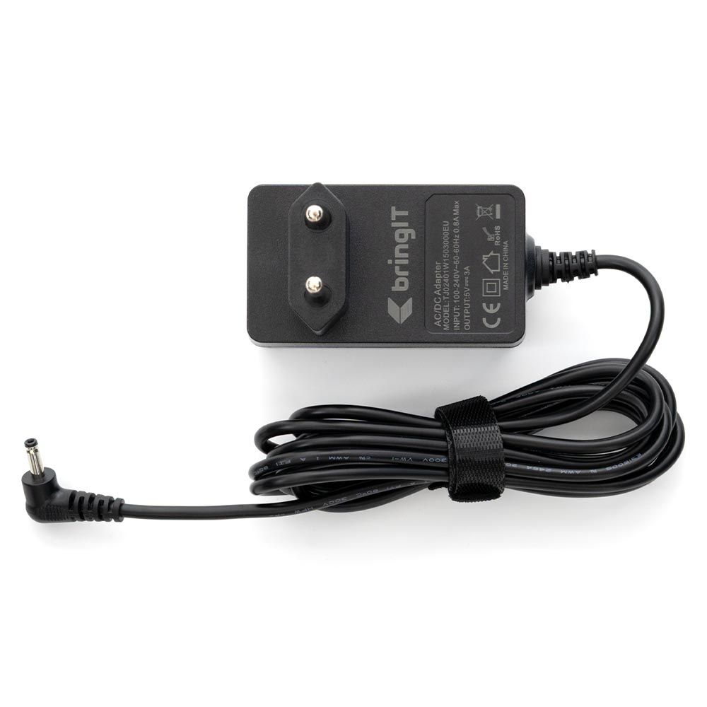 Fonte Carregador para Notebook Positivo Motion Q4128C-S 5V 3A 15W 3.5mm x 1.35mm proteção reforçada e garantia de 36 meses