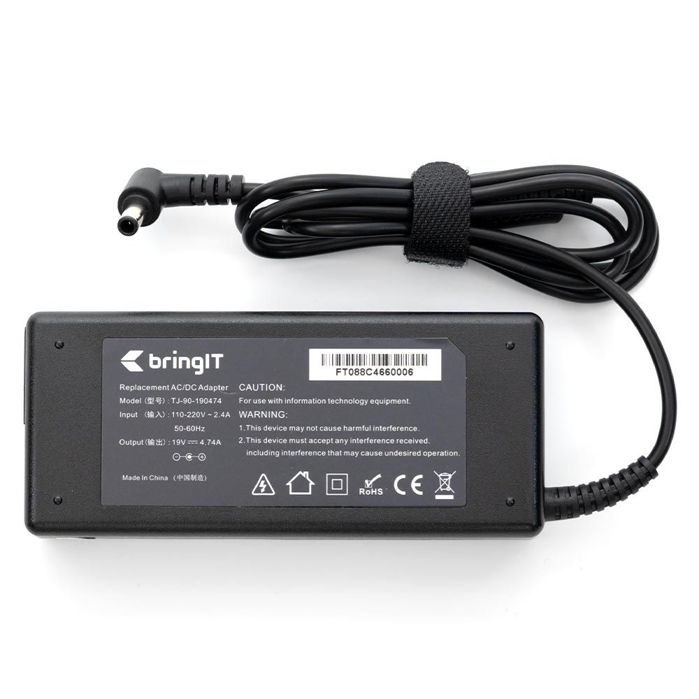 Fonte Carregador para Notebook Samsung 300E 19V 4.74A 90W 5.5mm x 3.0mm