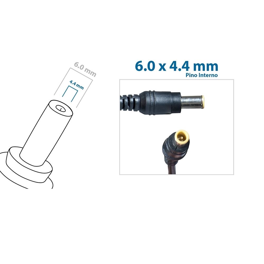 Fonte Carregador para notebook LG S425, 19 V 3.42 A 65 W 6.0 mm x 4.4 mm, proteção reforçada e garantia de 36 meses.