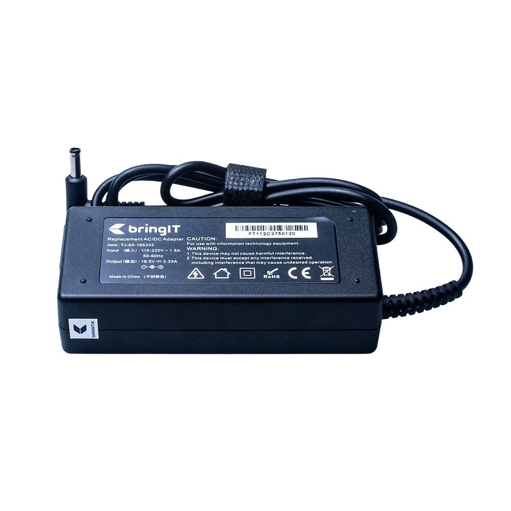 Fonte Carregador para Notebook Hp 256 G8 5R5A5LA 19.5V 3.33A 65W 4.5mm x 3.0mm