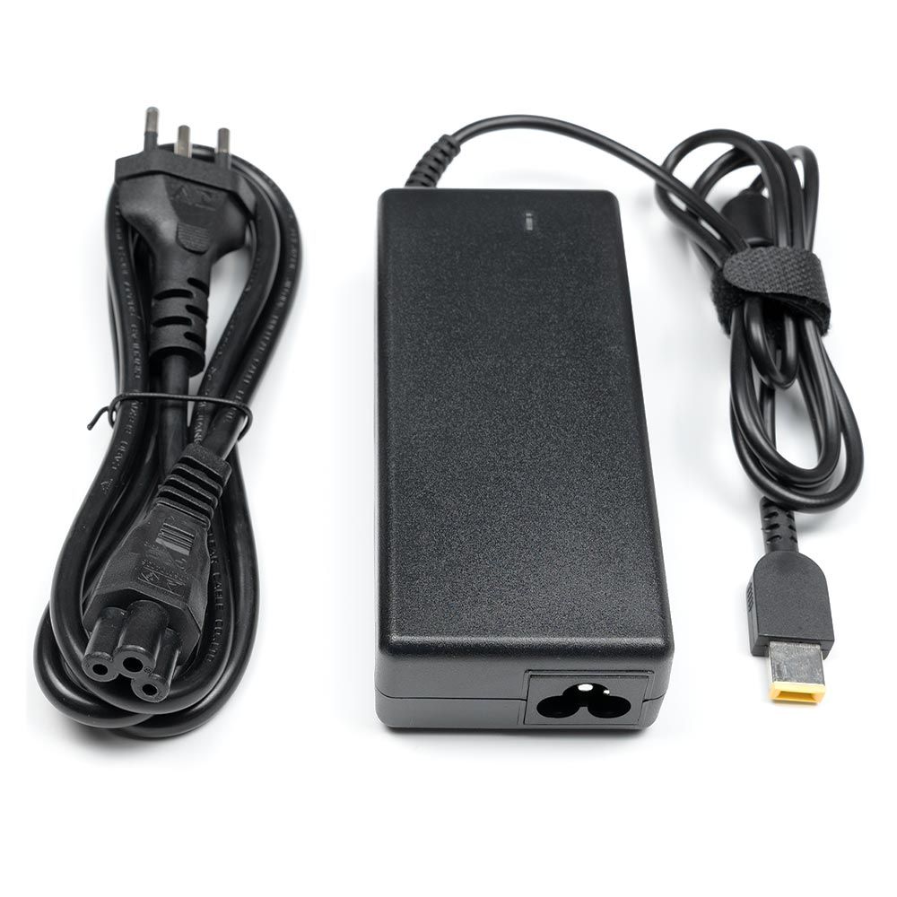 Fonte Carregador para Notebook Lenovo Thinkpad T460 20V 4.5A 90W Retangular com agulha