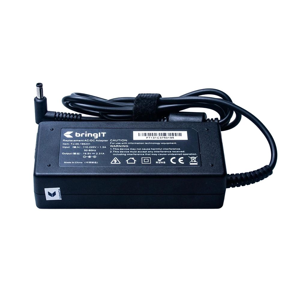 Fonte Carregador para Notebook Dell Inspiron 15-3000 19.5V 2.31A 45W 4.5mm x 3.0mm proteção reforçada e garantia de 36 meses