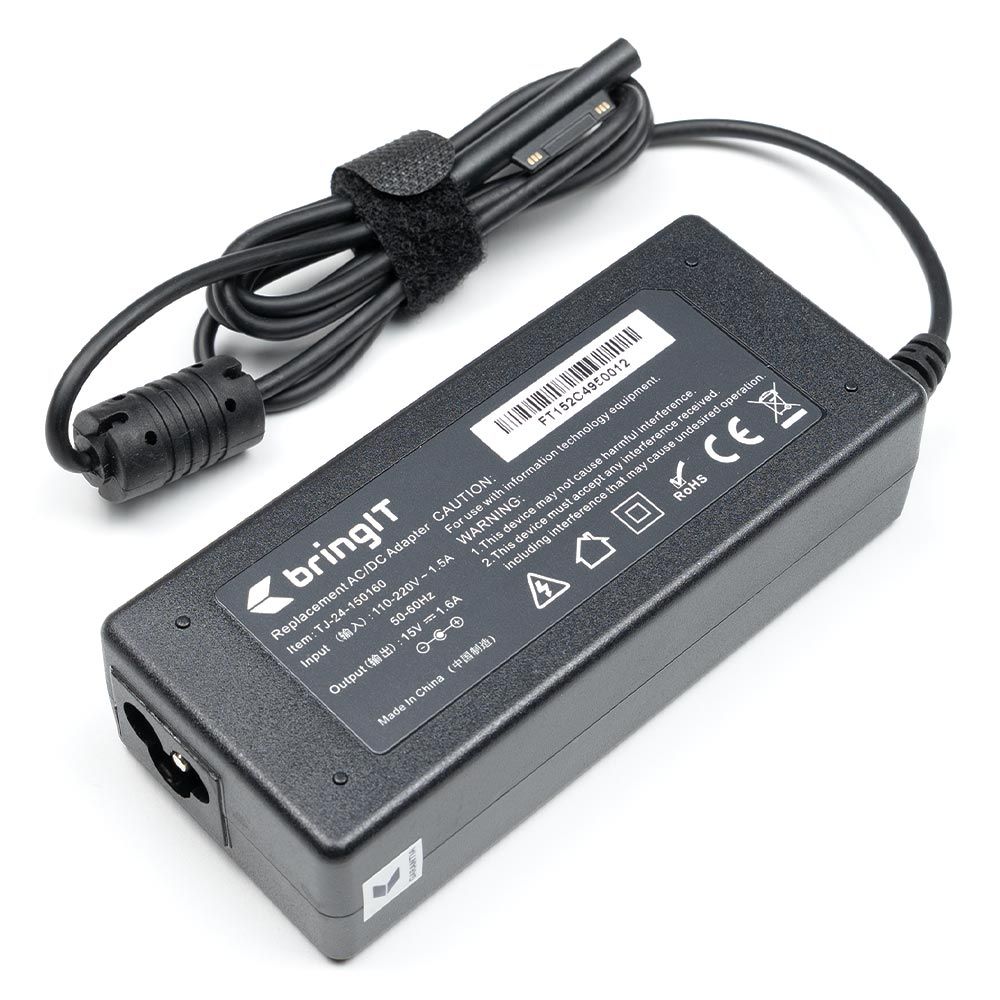 Fonte Carregador para Notebook Microsoft Surface GO 15 V 1.6 A 24 W Surface 12 pinos proteção reforçada e garantia de 36 meses