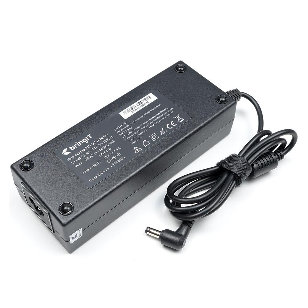 Fonte Carregador para Notebook Acer Nitro 5 AN515-53 19 V 7.1 A 135 W 5.5 mm x 1.7 mm proteção reforçada e garantia de 36 meses