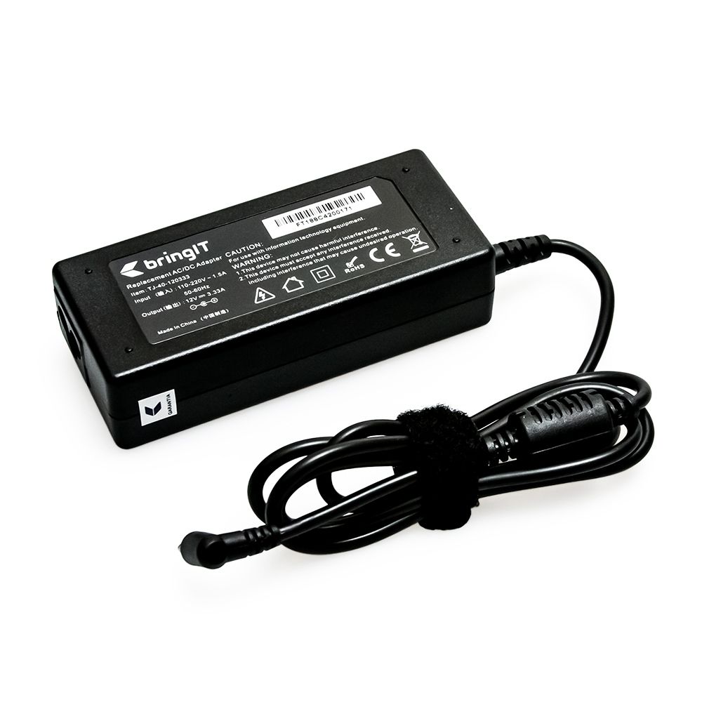 Fonte Carregador para notebook Samsung Chromebook XE521QAB, 12 V 3.33 A 40 W 2.5 mm x 0.7 mm, proteção reforçada e garantia de 36 meses.