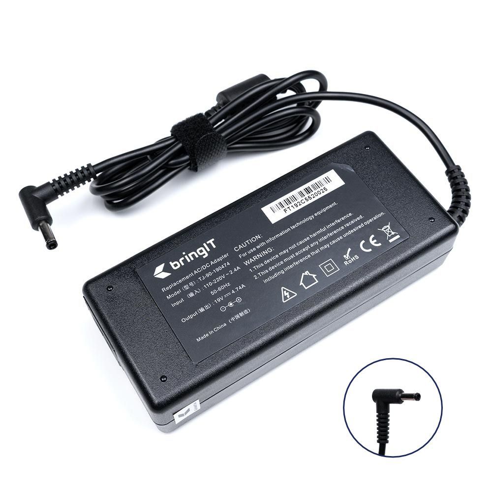 Fonte Carregador para Notebook Asus Vivobook X1502ZA-BQ1757 19V 4.74A 90W 4.5mm x 3.0mm