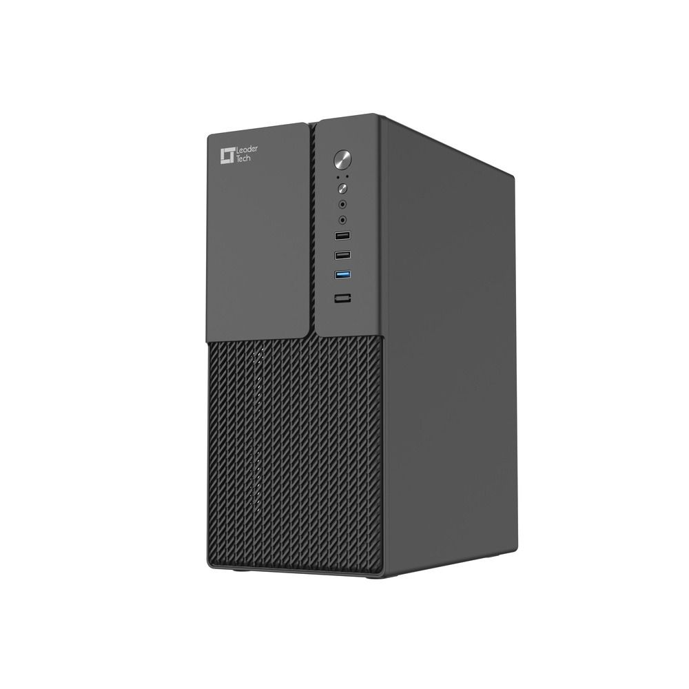 Gabinete LeaderTech Micro ATX LT-300C USB 3.0 Sem Fonte Preto