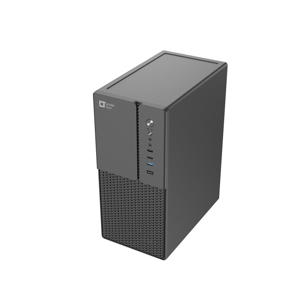 Gabinete LeaderTech Micro ATX LT-300C USB 3.0 Sem Fonte Preto