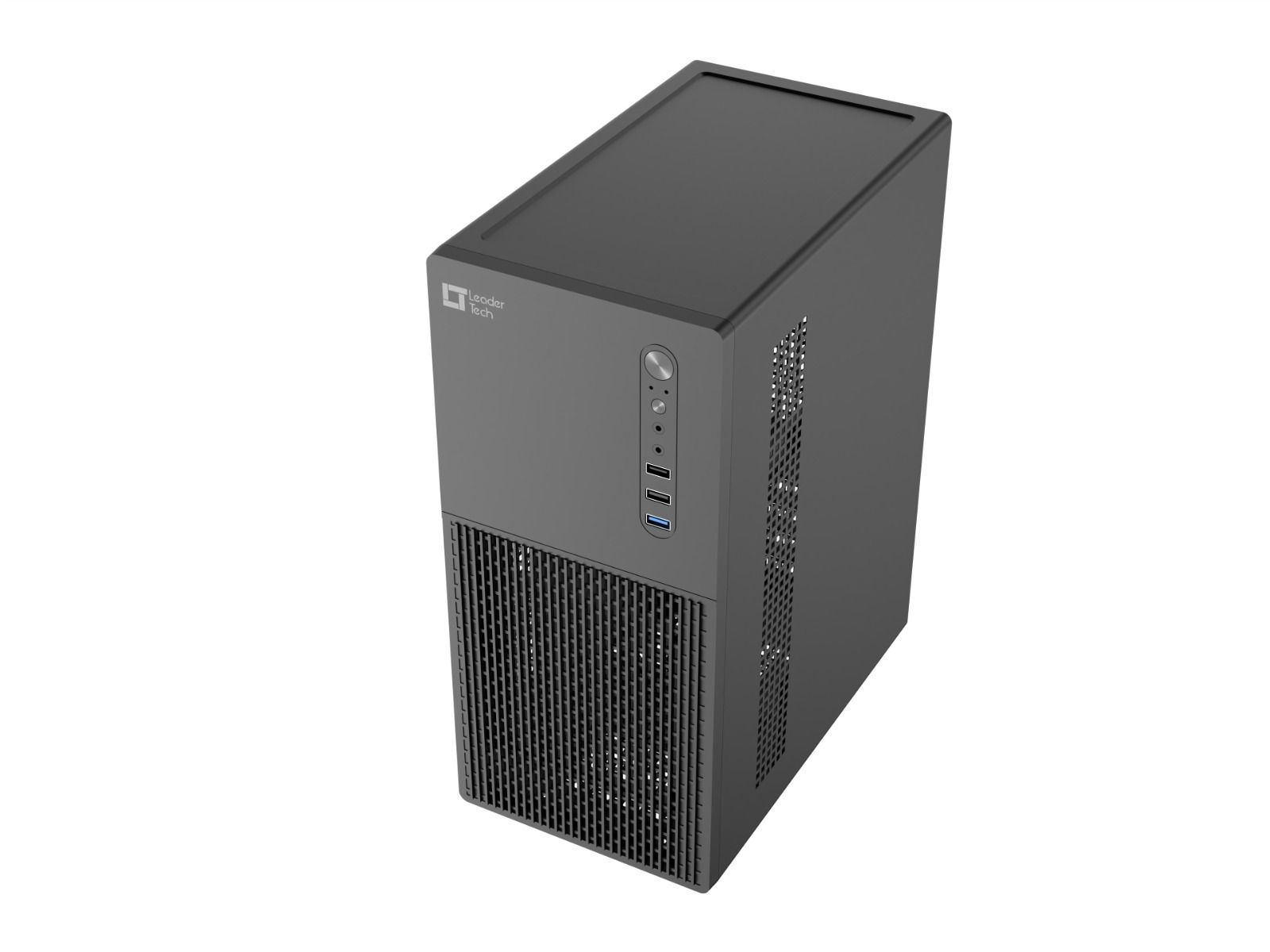 Gabinete LeaderTech Micro ATX LT-302C USB 3.0 Sem Fonte Preto