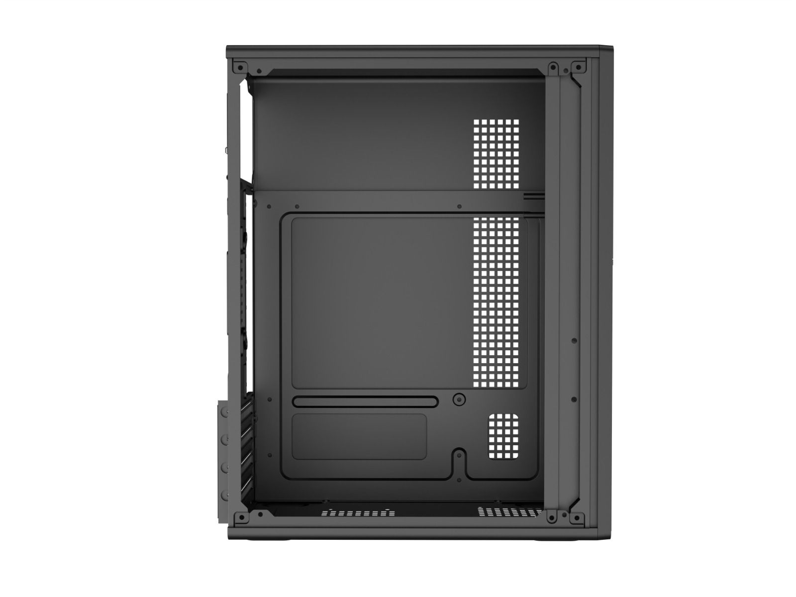 Gabinete LeaderTech Micro ATX LT-302C USB 3.0 Sem Fonte Preto