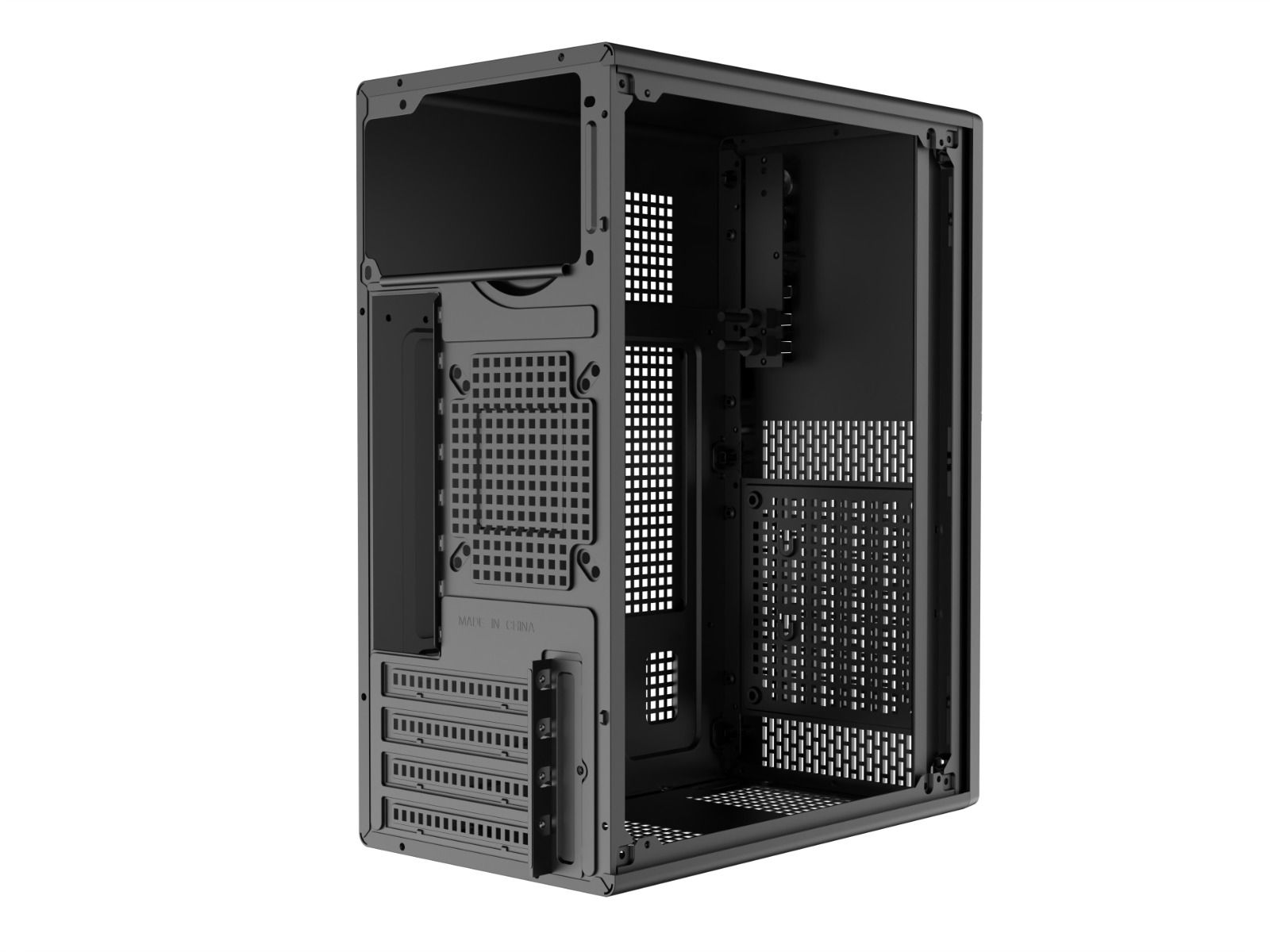Gabinete LeaderTech Micro ATX LT-302C USB 3.0 Sem Fonte Preto