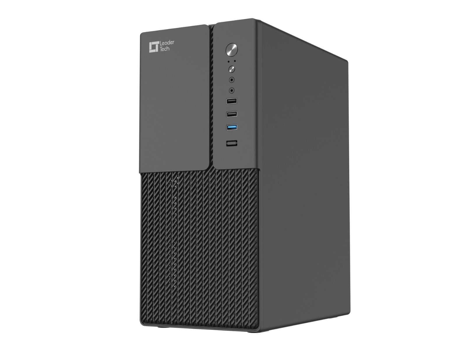 Gabinete LeaderTech Micro ATX LT-300CF USB 3.0 Com Fonte Preto
