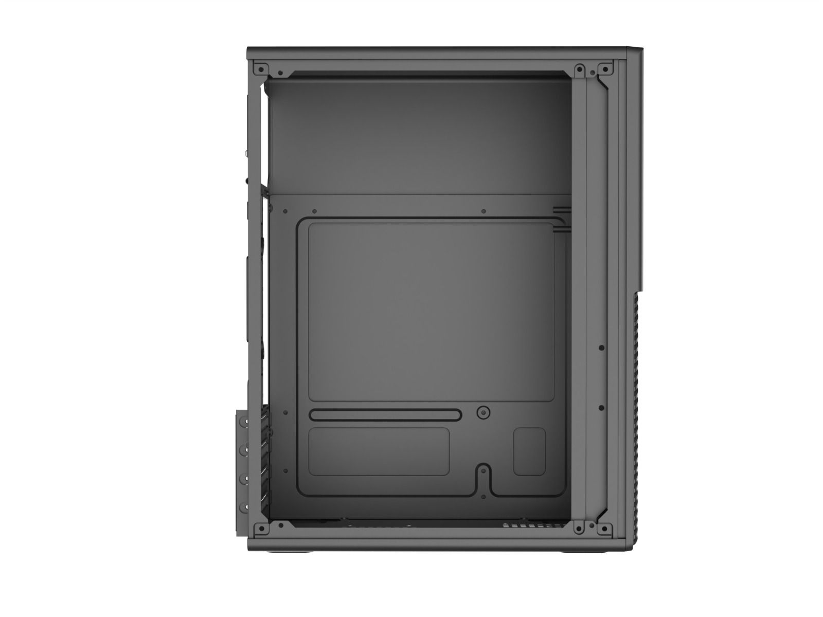 Gabinete LeaderTech Micro ATX LT-300CF USB 3.0 Com Fonte Preto