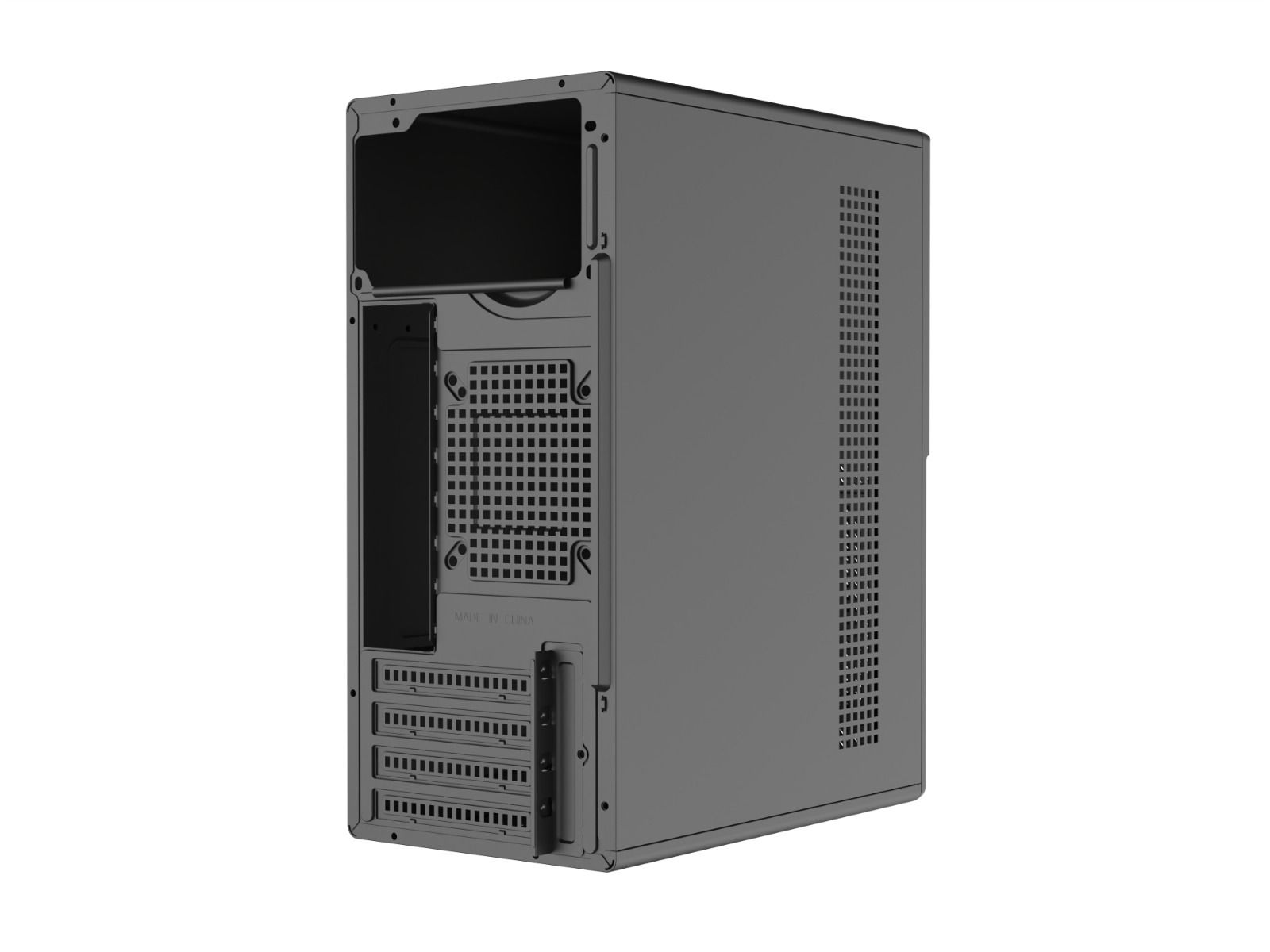 Gabinete LeaderTech Micro ATX LT-300CF USB 3.0 Com Fonte Preto