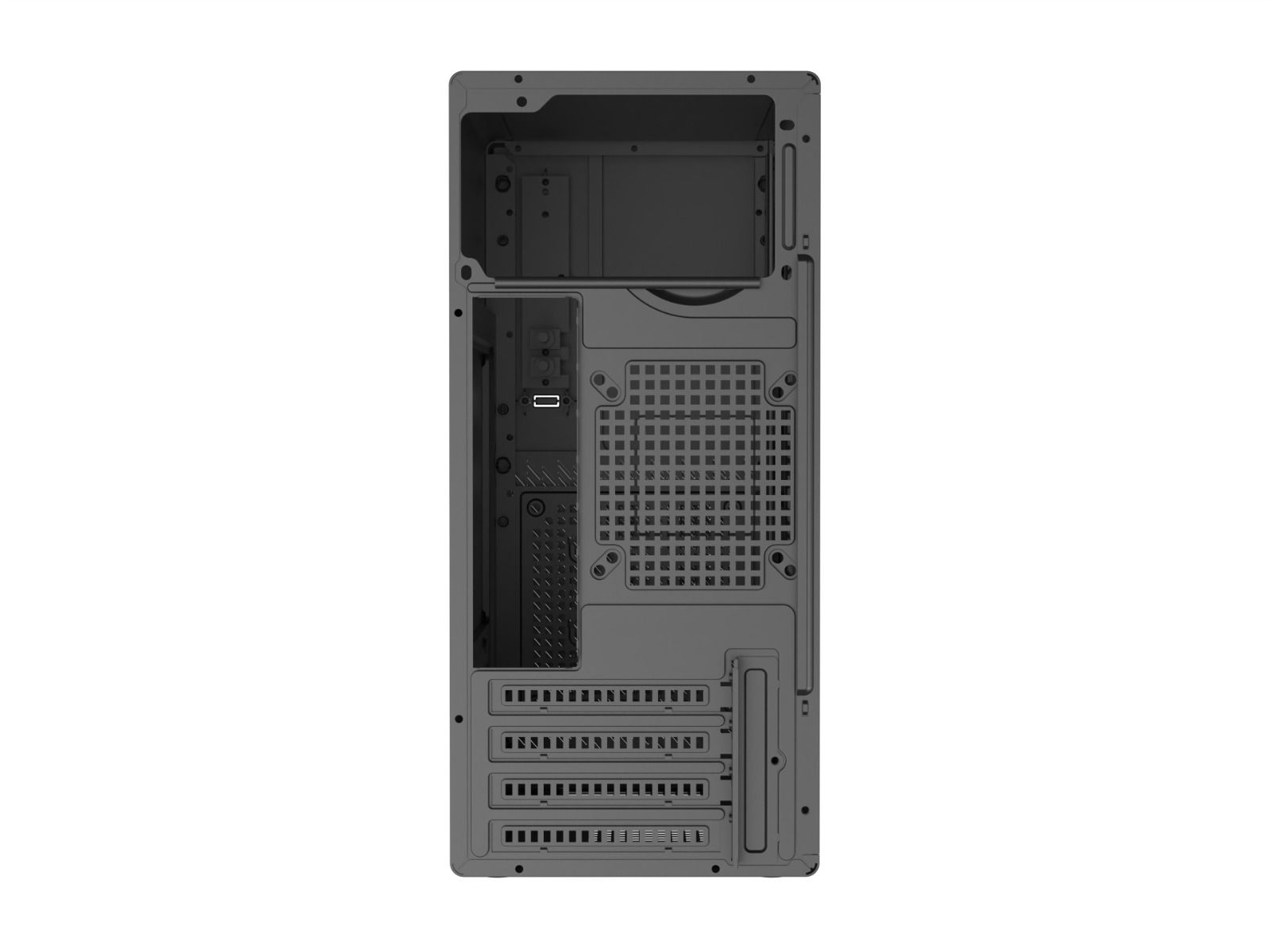 Gabinete LeaderTech Micro ATX LT-300CF USB 3.0 Com Fonte Preto