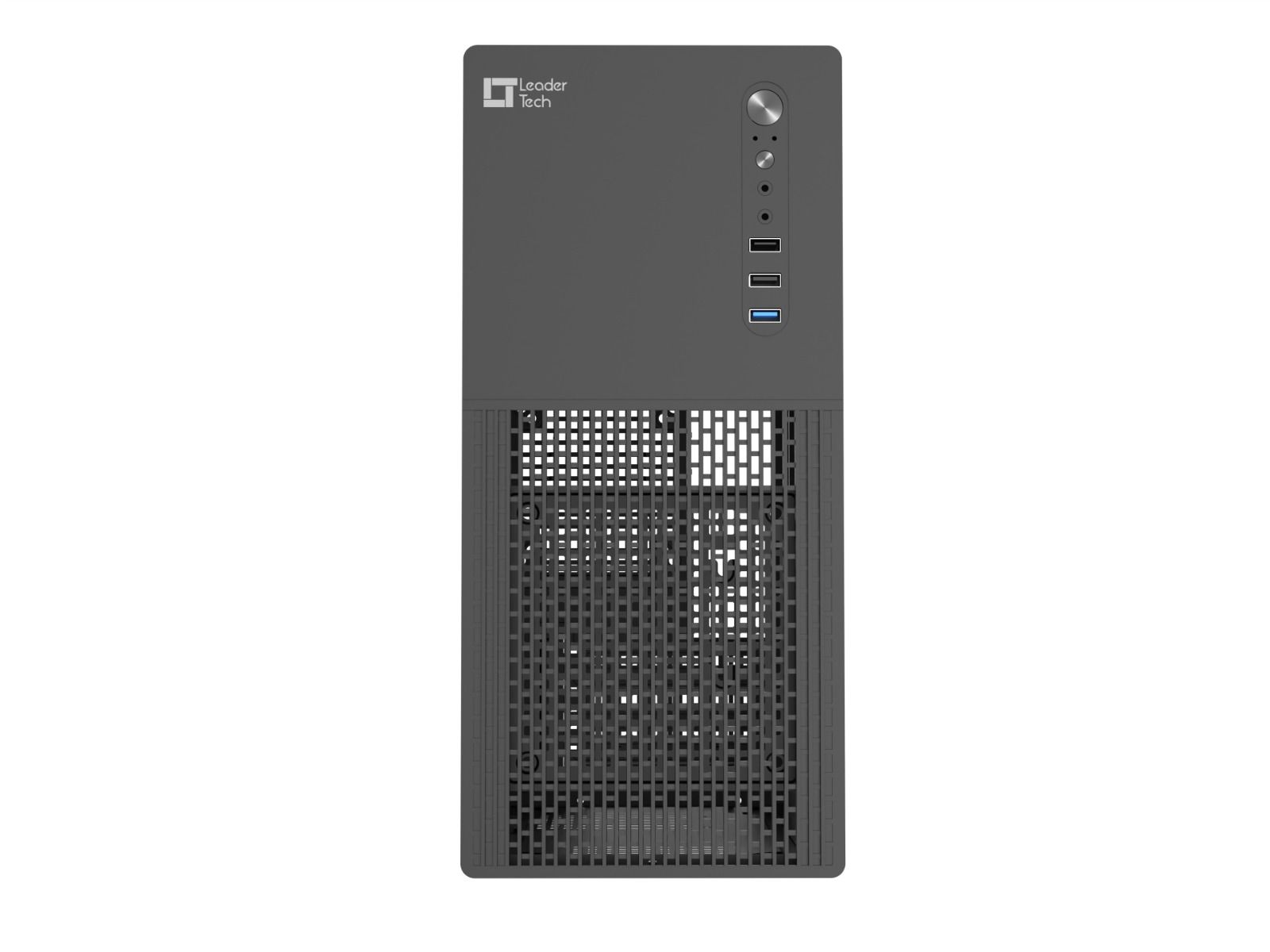Gabinete LeaderTech Micro ATX LT-302CF USB 3.0 Com Fonte Preto