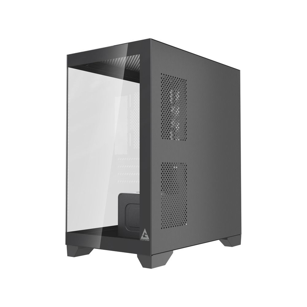 Gabinete Gamer GStorm Raider Micro ATX ITX com Vidro Temperado Preto