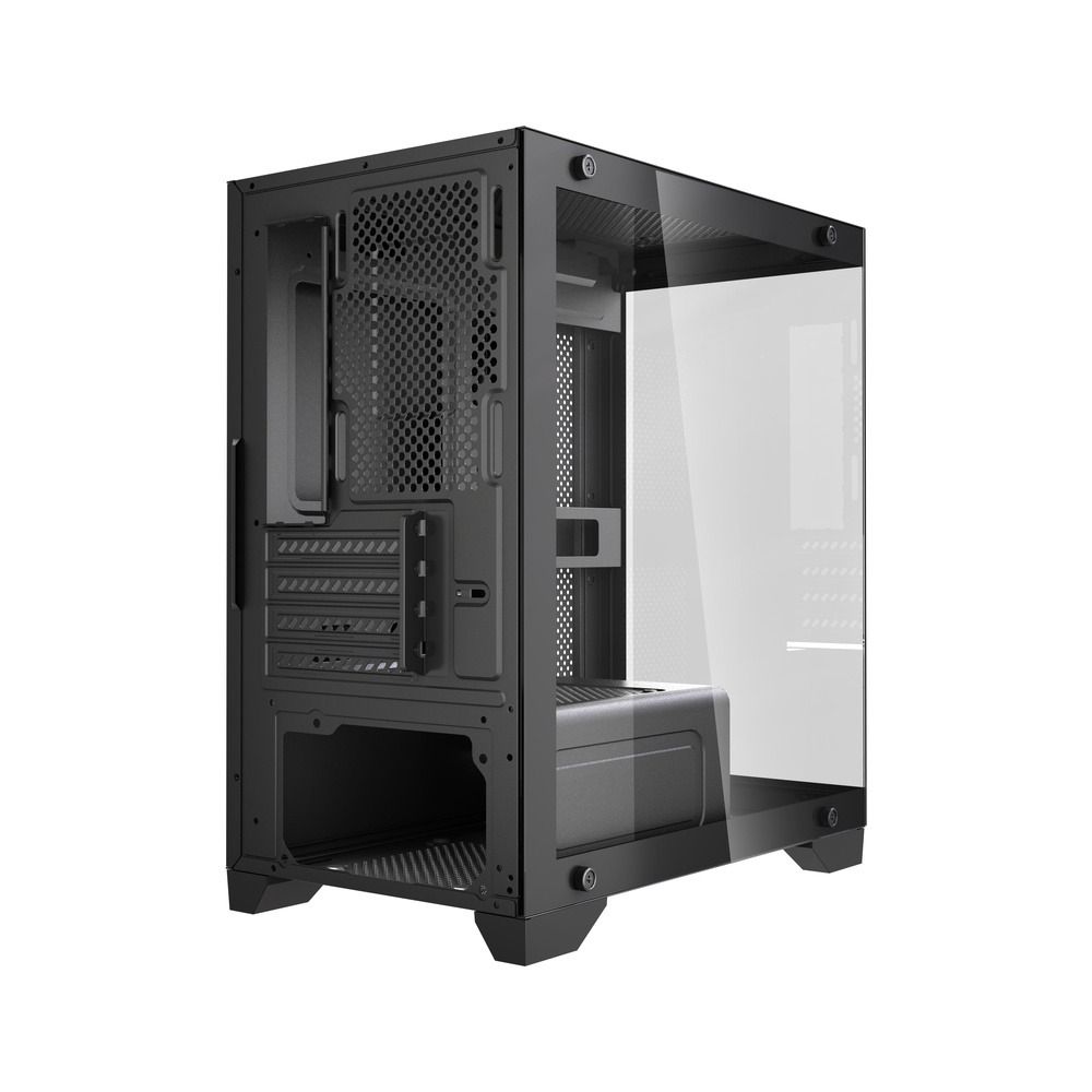 Gabinete Gamer GStorm Raider Micro ATX ITX com Vidro Temperado Preto