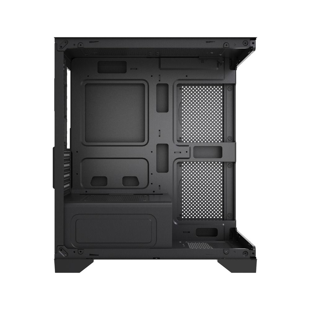Gabinete Gamer GStorm Raider Micro ATX ITX com Vidro Temperado Preto