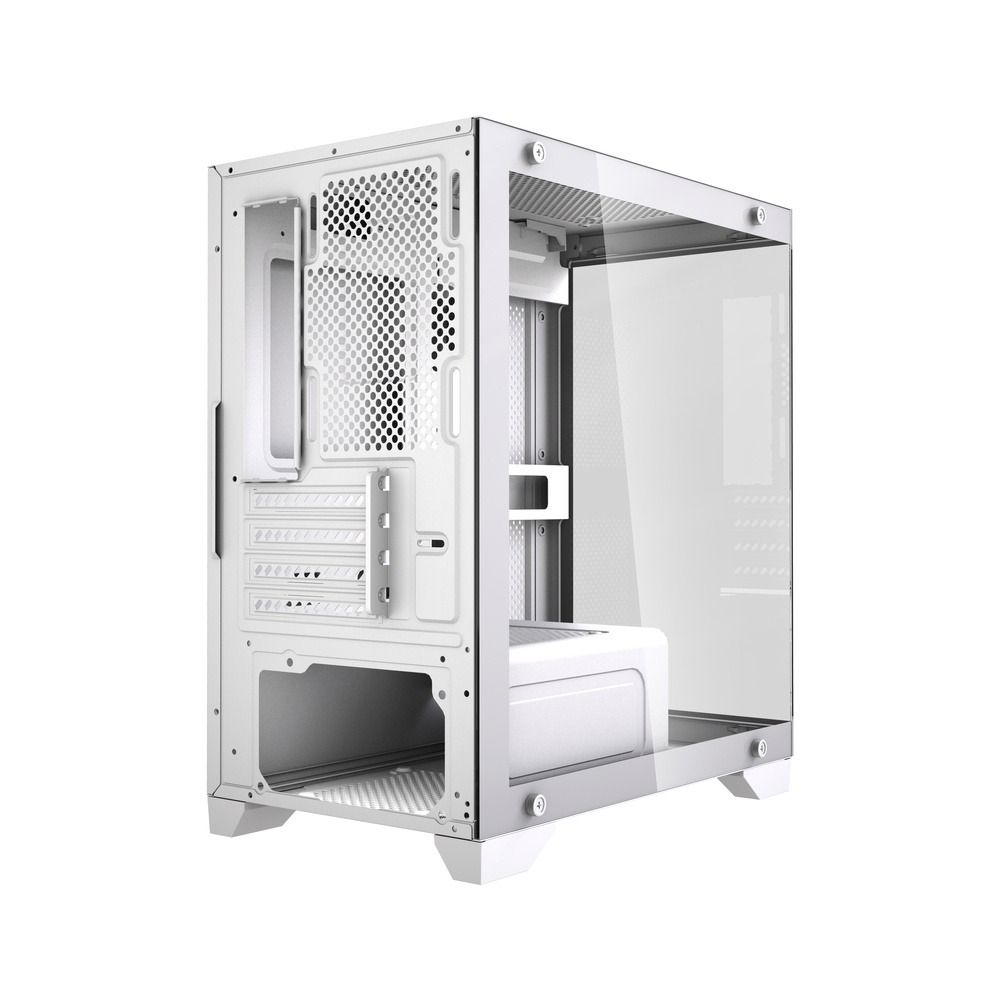 Gabinete Gamer GStorm Raider Micro ATX ITX com Vidro Temperado Branco