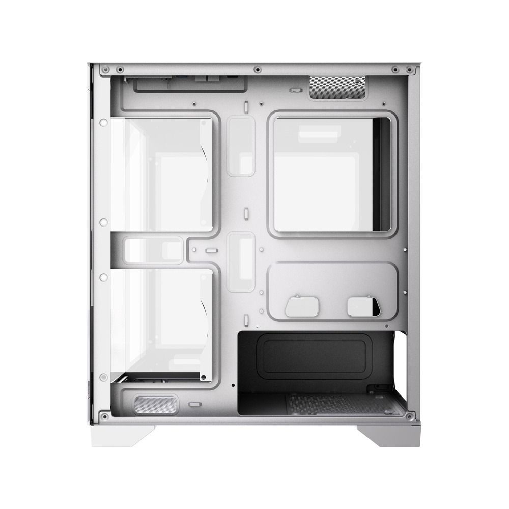 Gabinete Gamer GStorm Raider Micro ATX ITX com Vidro Temperado Branco