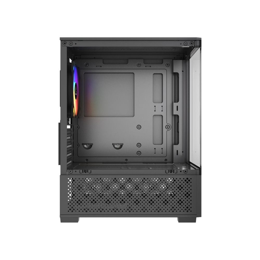 Gabinete Gamer GStorm Sentinel Micro ATX ITX 1 Fan Rainbow Vidro Temperado Preto