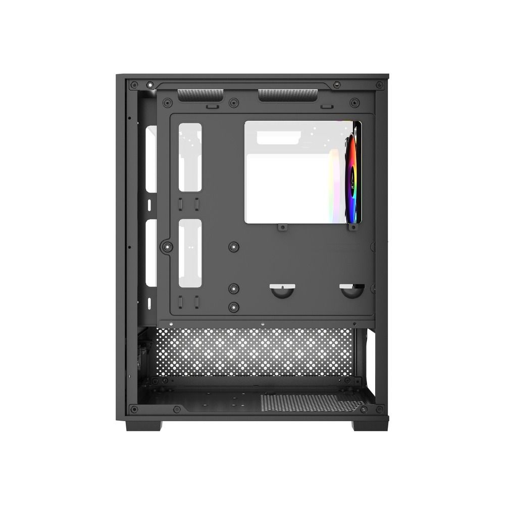 Gabinete Gamer GStorm Sentinel Micro ATX ITX 1 Fan Rainbow Vidro Temperado Preto