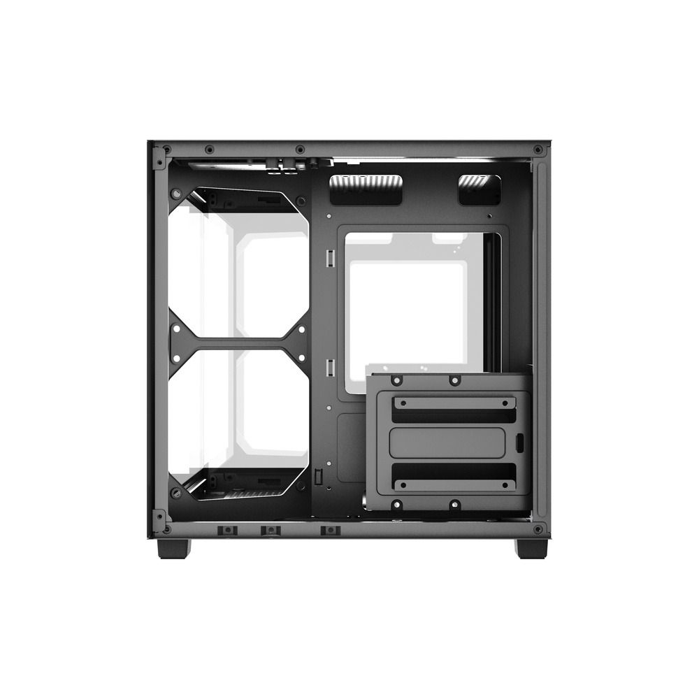 Gabinete Gamer GStorm Vanguad Micro ATX ITX com Vidro Temperado Preto