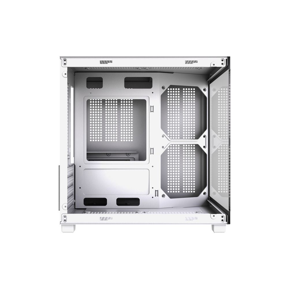 Gabinete Gamer GStorm Vanguad Micro ATX ITX com Vidro Temperado Branco