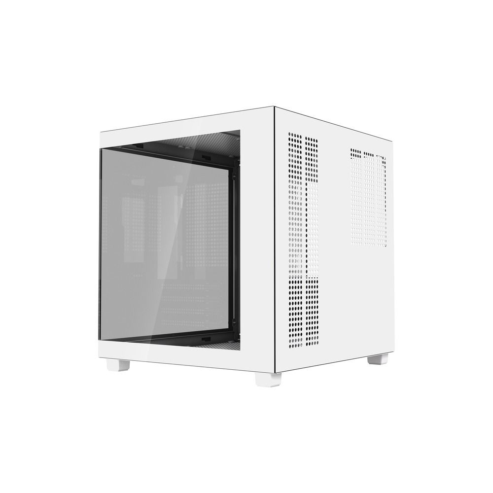 Gabinete Gamer GStorm Vanguad Micro ATX ITX com Vidro Temperado Branco