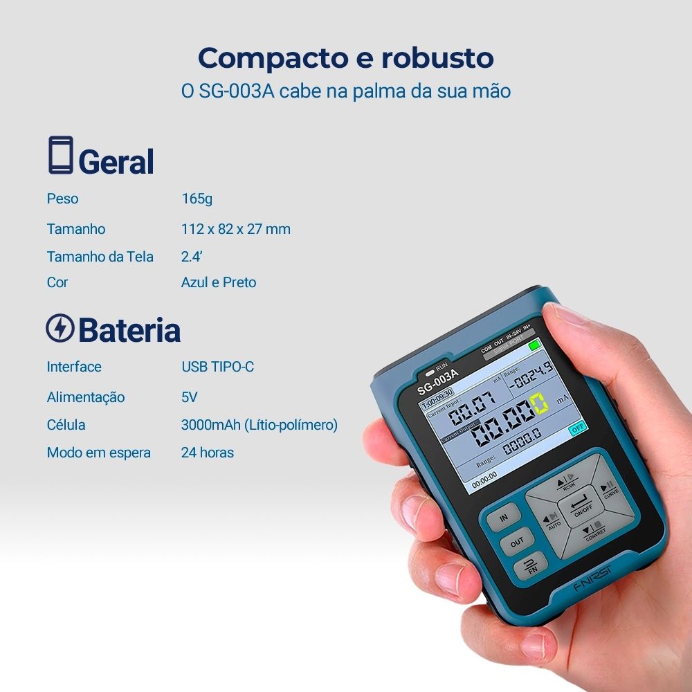 Gerador De Sinal Ajustável FNIRSI SG-003A Calibrador