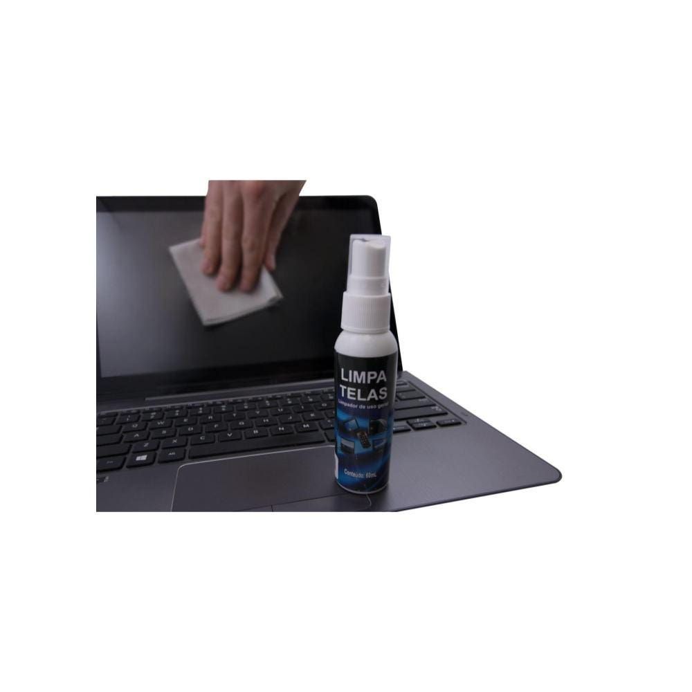 Limpa Telas Monitor Notebook Tv Celular - 60ml Implastec