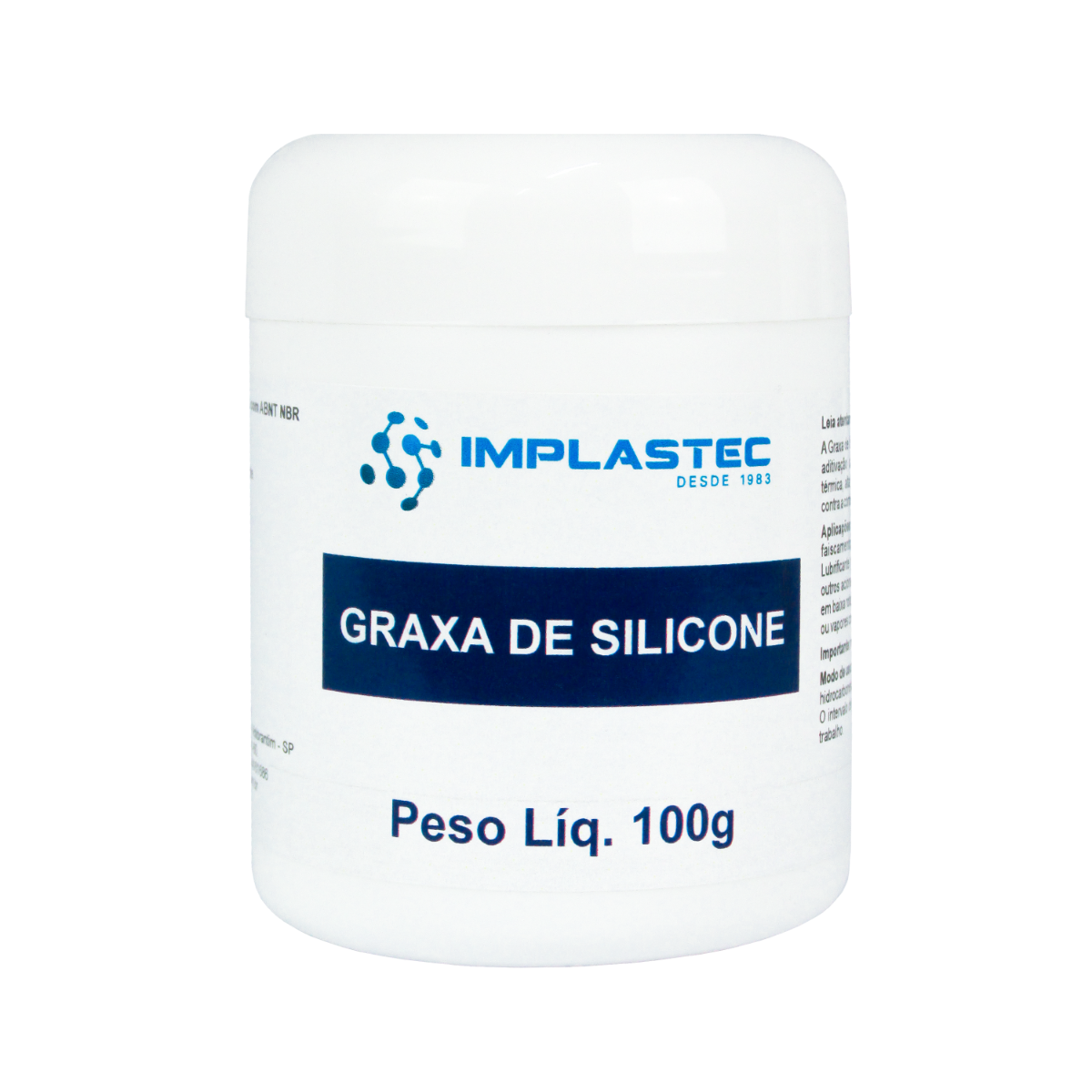 Graxa de Silicone IMPLASTEC 100g (IGS / G. Sil.) 200